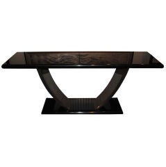 French Art Deco Console Table