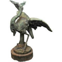 An Electrotype Model of a Heron.