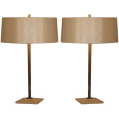 Pair of Robsjohn-Gibbings Lamps.