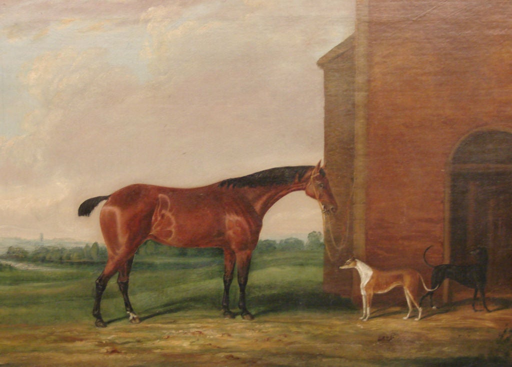 Oil on canvas attributed to T. Brollard