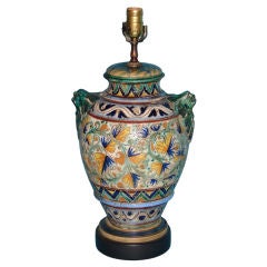 Spanish vase as lamp