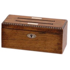 William IV  rosewood letter box