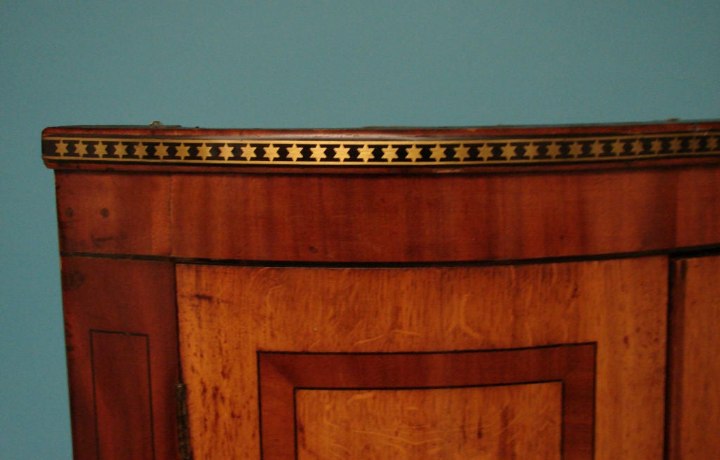 English oak hanging cabinet