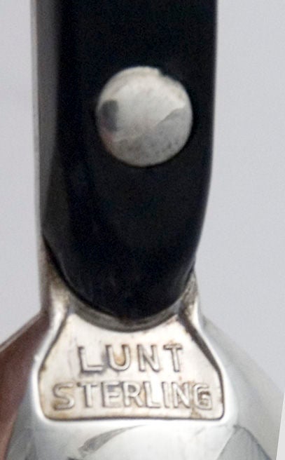 American Lunt Contrast Sterling Silver Nylon Flatware 132 Piece Set