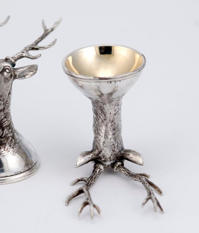 silver drinking cups