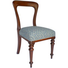 Antique Mahogany English Cottage Side Chair