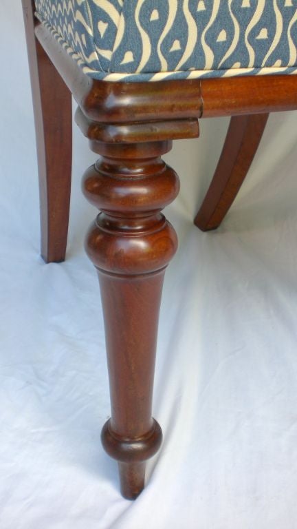 Antique Mahogany English Cottage Side Chair