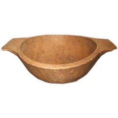 19th Century Wood Dough Bowl