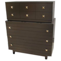1950's Paul Frankl Chest on Chest Style Bureau