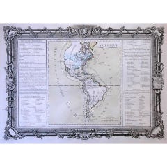 Set of four engraved and hand colored maps