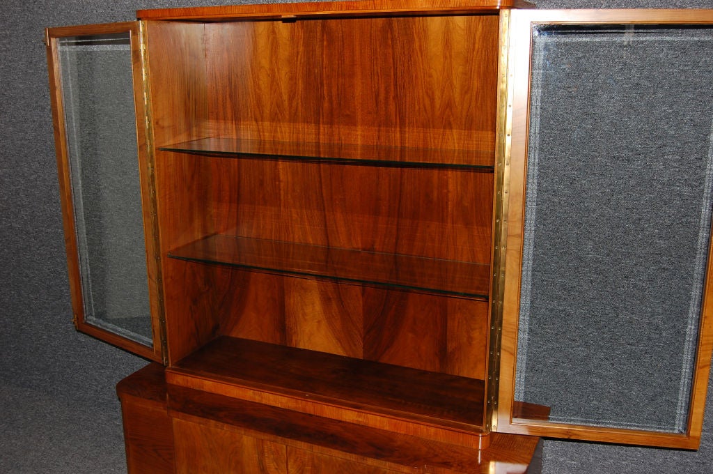 Swedish Art Deco China Curio Vitrine Cabinet 1