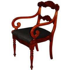*SALE* Period Swedish Karl Johan (Biedermeier) Arm Chair 1