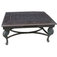 Incised Bronze Table
