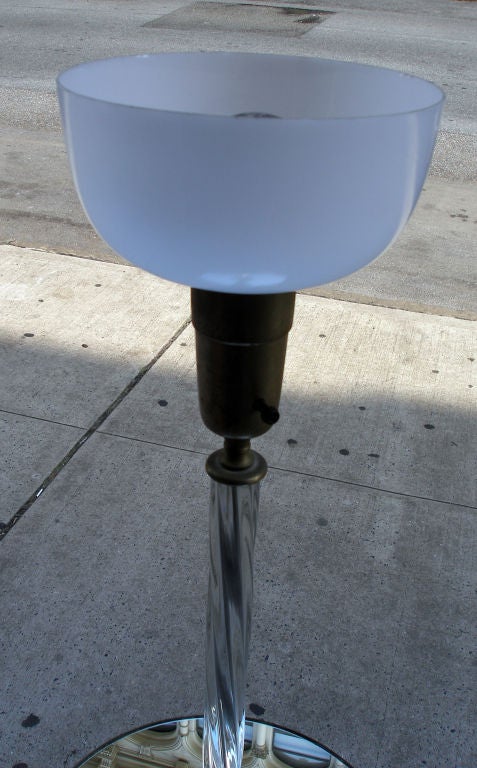 Baccarat Style Lamp Table