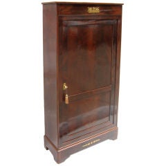 French Empire Mahogany Side Cabinet