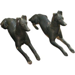 Pair of Antique Whippets