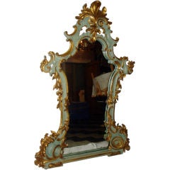 Baroque Style Painted Mirror