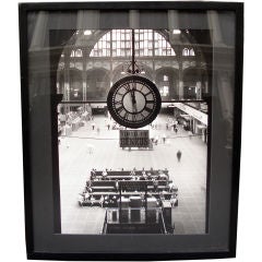 Vintage Photograph, Penn Station Clock