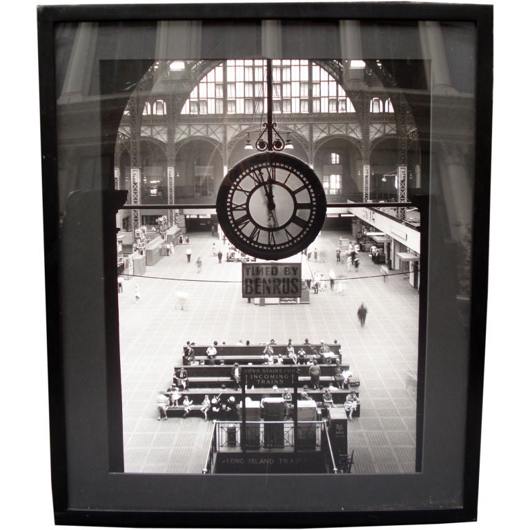Photograph, Penn Station Clock For Sale at 1stDibs