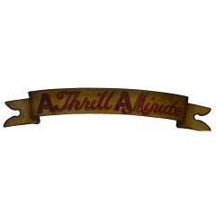 A Thrill A Minute Sign
