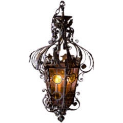 French, Iron and Tole Lantern