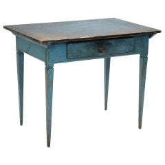 Swedish painted side table