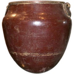 Large Red Copper Pot