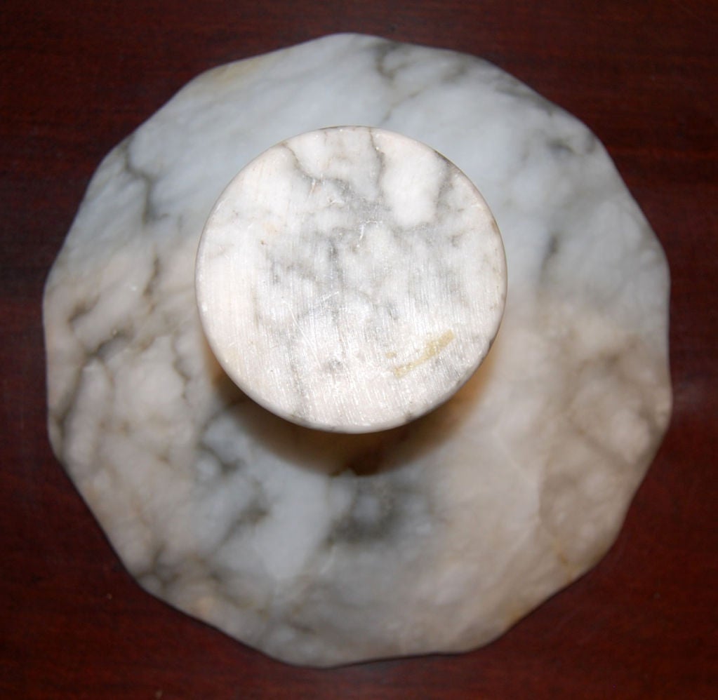 Marble Compote, circa 1920 In Excellent Condition In Philadelphia, PA