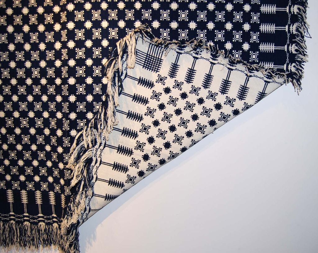 American New England Coverlet, circa 1820