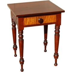 Antique Fine New England One-Drawer Stand, circa 1825