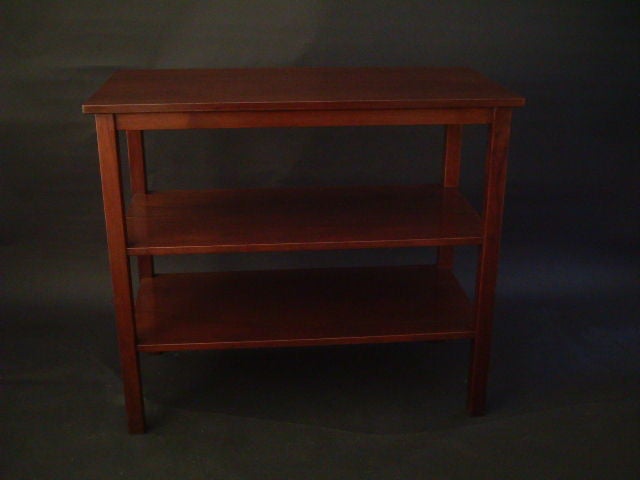 Joinery Mahogany Mission - Arts & Crafts Server by Gustav Stickley For Sale
