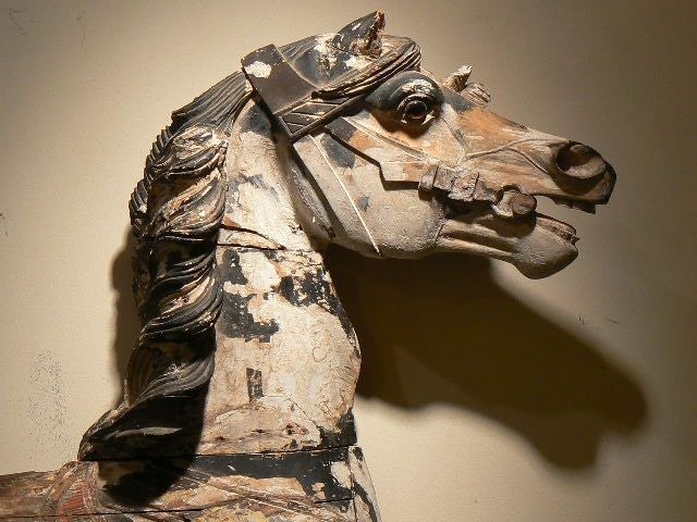 American Carousel Horse Fragment For Sale