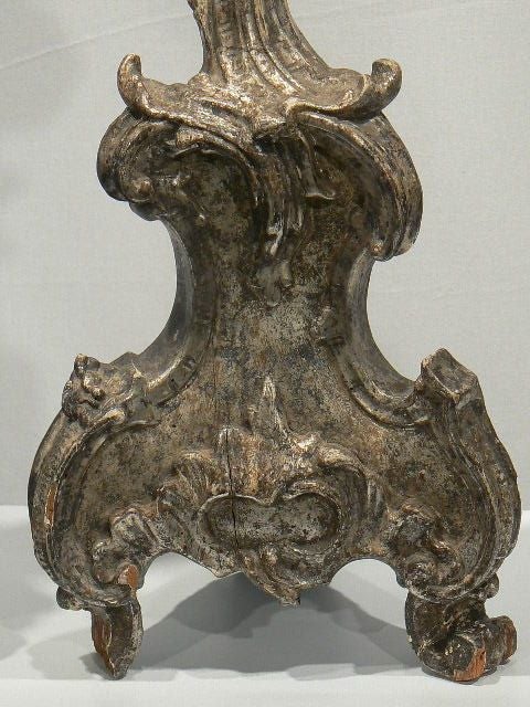 Pair of Rare Corner Alter Prickets