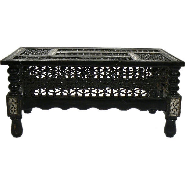 Moroccan Style Rectangle Coffee Table