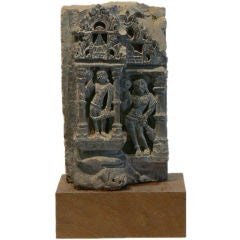 Antique Indian Stone Frieze