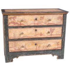 Painted Poplar Louis XVI Commode