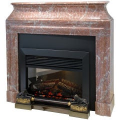 French Rose Marble Firemantle