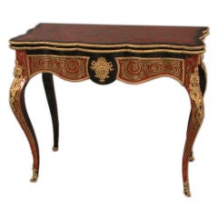 Napoleon III Bronze-Mounted Boulle Work Game Table (table a jeu)