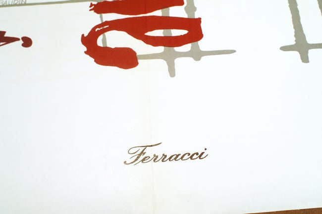 Jacques Tati by Ferracci "Playtime, " French Movie Poster