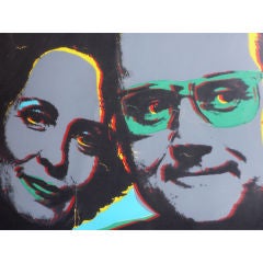 Pop Art Lithograph, USA "Betty and BoB"