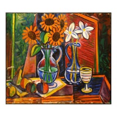 Used Tibor Jankay "Hommage to Van Gogh, " circa 1950s