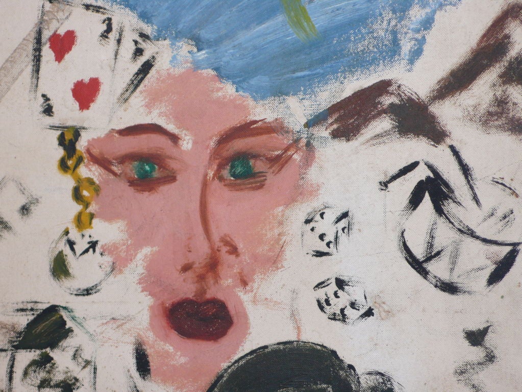 Vince Edwards Poker Witch Painting