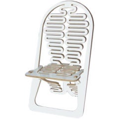 Gregg Fleischman "High back Puzzle" chair, USA 1970's