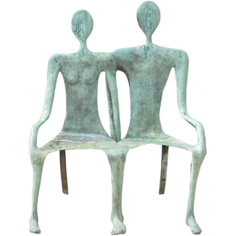 Bronze Sculptural Bench by John Kennedy