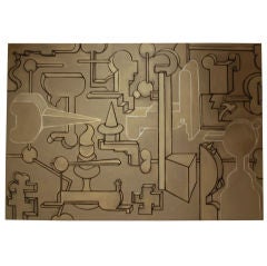 Original Abstract Painting by Cuban born Artist: Nestor Arenas