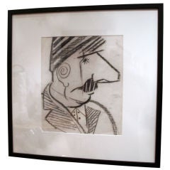 Pencil Drawing of a Male Portrait