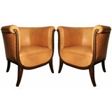 French Art Deco Period "Tub" Chairs