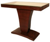 French Art Deco Period Walnut Table