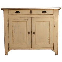 French Hand Painted Solid Fir Buffet