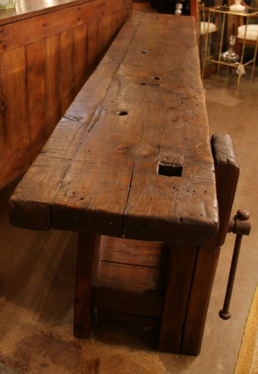 French Antique Carpenter's Work Bench